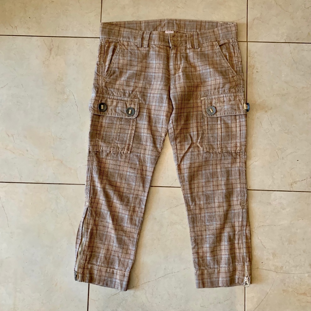 Nolita NYC Women's Capri Plaid Pants